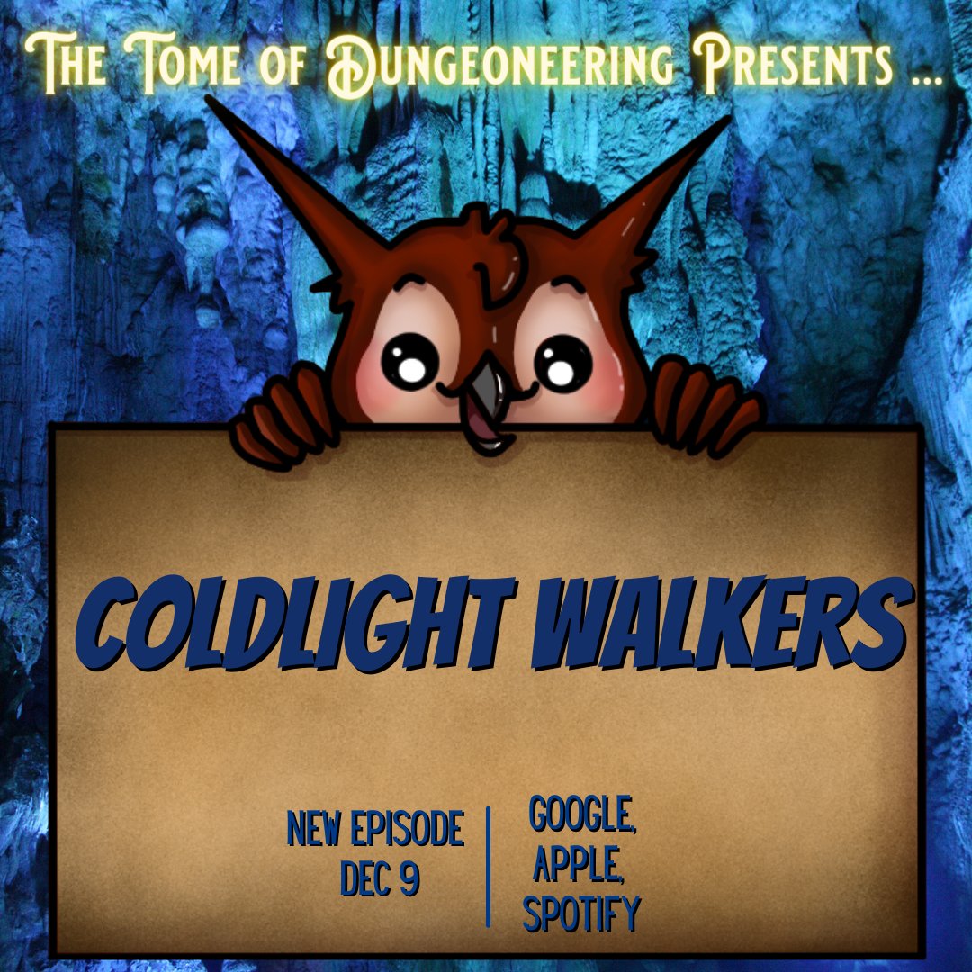DungeonLive's tweet photo. If in the Darkness you see a light...Run! Checkout our newest episode on using the Coldlight Walker in your game!

https://t.co/zkoMVO9H3U

#dnd #ttrpg #dnd5e #gaming #horror #winter #scary #homebrew https://t.co/wfCDIkdoXJ