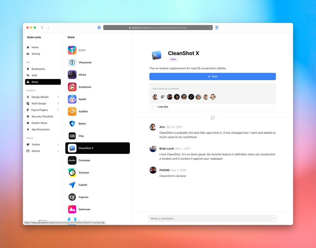 Brian Lovin tweet media