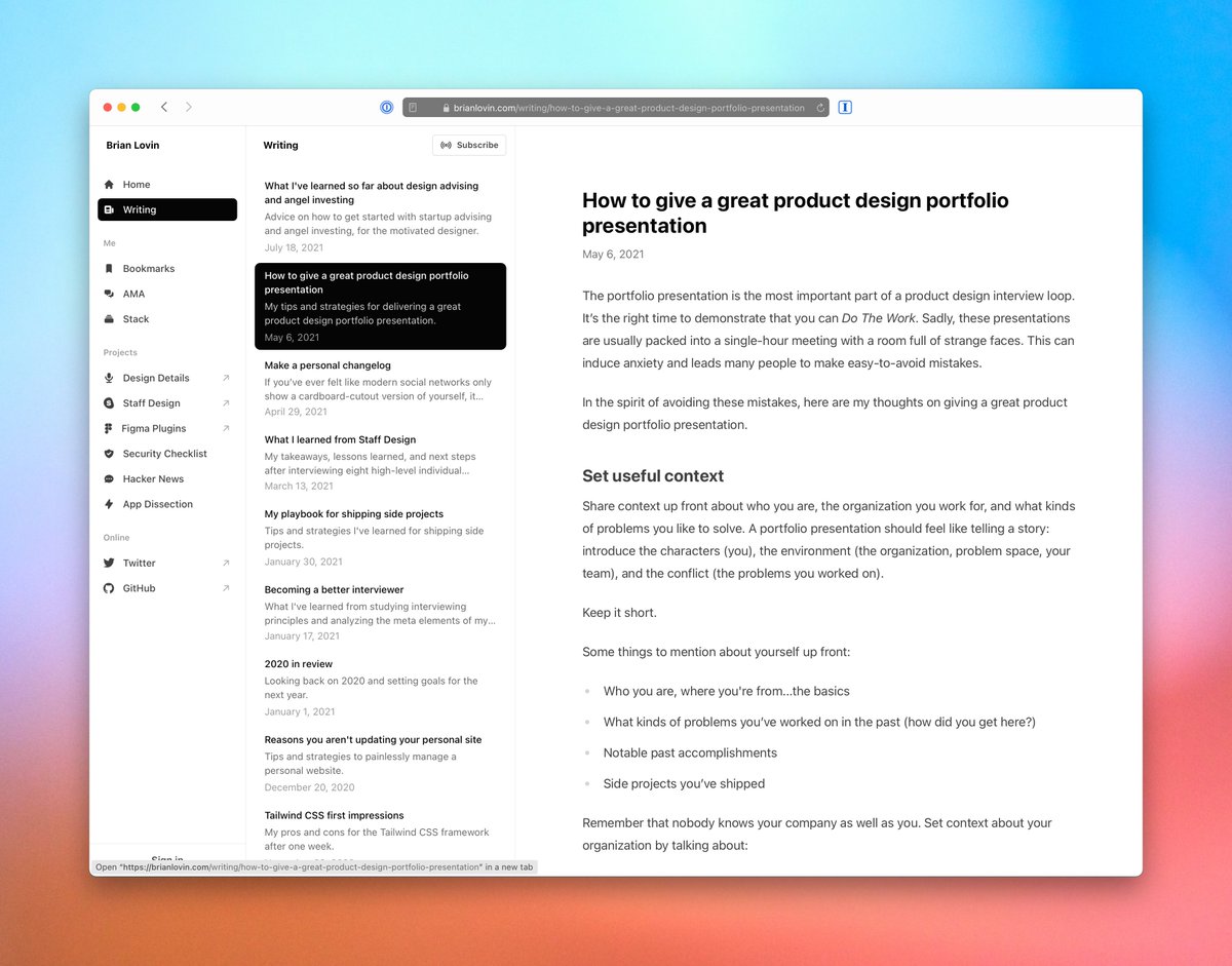 Brian Lovin tweet media
