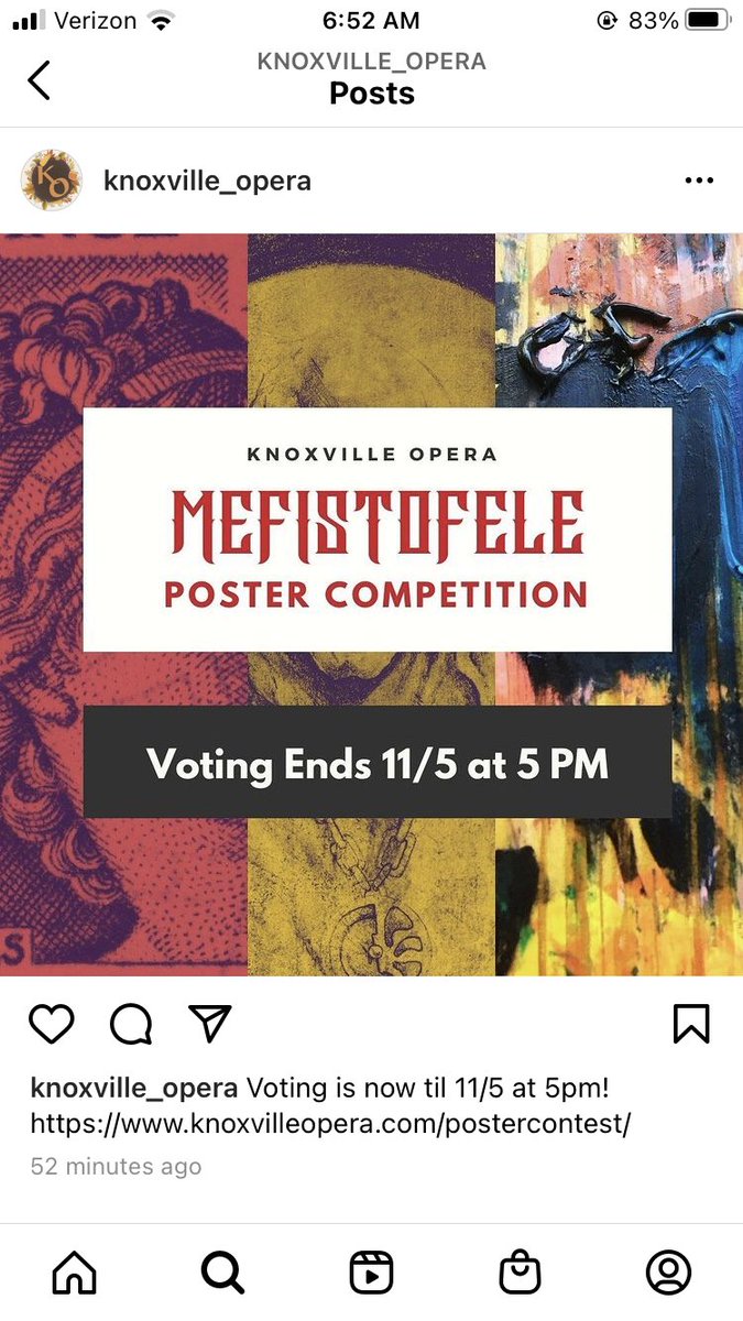 SoniaJSummers's tweet photo. Voting ends this Friday, Nov. 5! Please if you feel so inclined vote for my proposed artwork for the Knoxville Opera’s upcoming production of “Mefistofele” (the story of Faust). Incorporating text was optional. Went classical realistic redemption on mine. 
https://t.co/tsVkGxzOWV https://t.co/fiRV2lBXEY