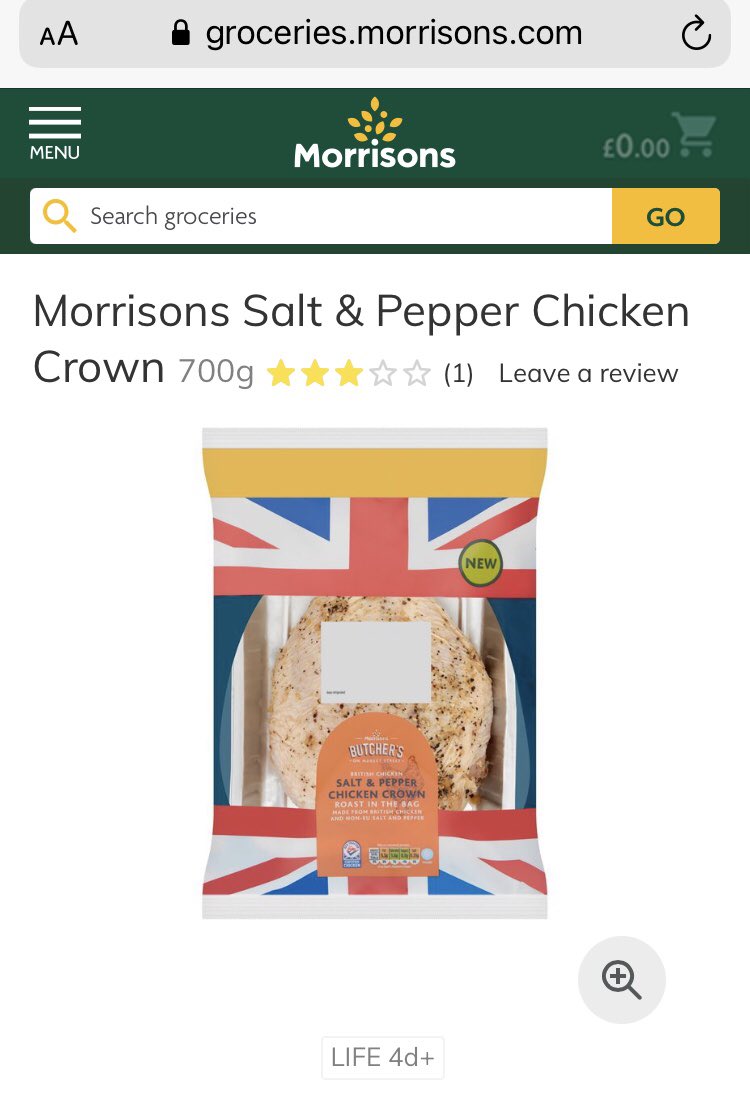 I thought this was a joke @Morrisons but it’s for real 😮 

I shan’t be darkening your Brexity threshold ever again.