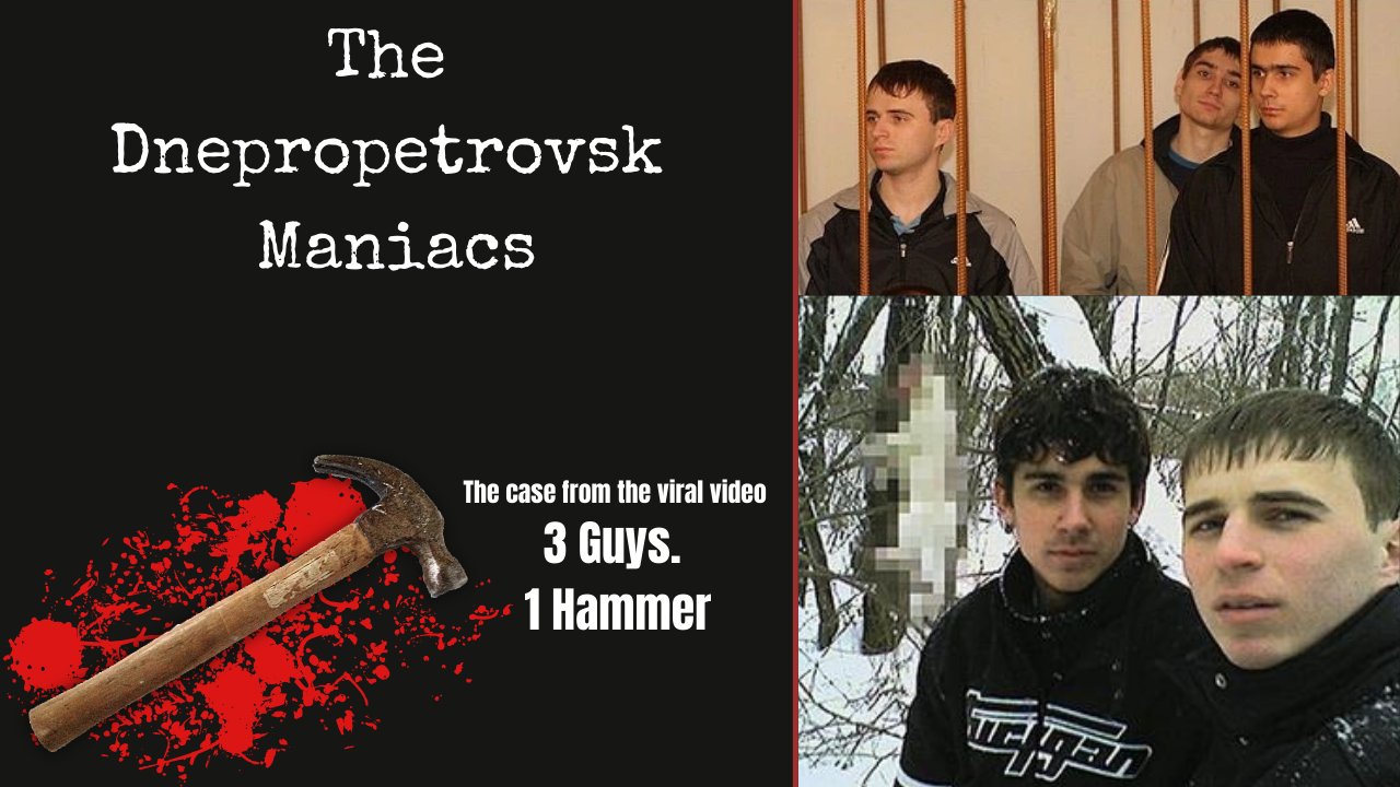 1 Hammer 3 Guys Video X 上的We Saw the Devil: A True Crime Podcast:「NEW EPISODE: The Dnepropetrovsk maniacs 21+ murders. Dozens of assaults. One murder in particular became known as the viral video seen by millions:
