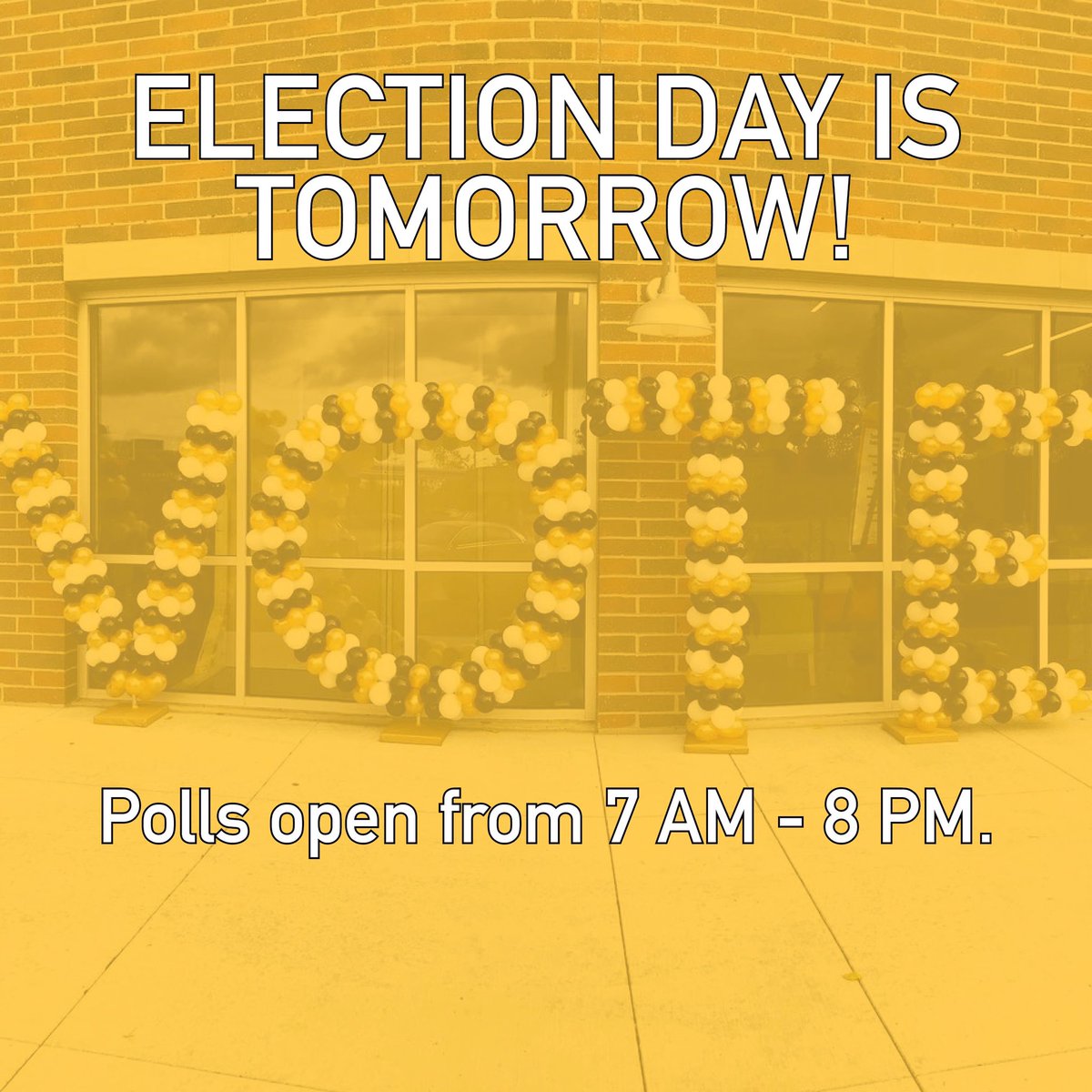 CitizenDetroit's tweet photo. Tomorrow is Election Day! Do your part and vote! Polls open from 7 am-8pm. https://t.co/zEP36K8GKQ