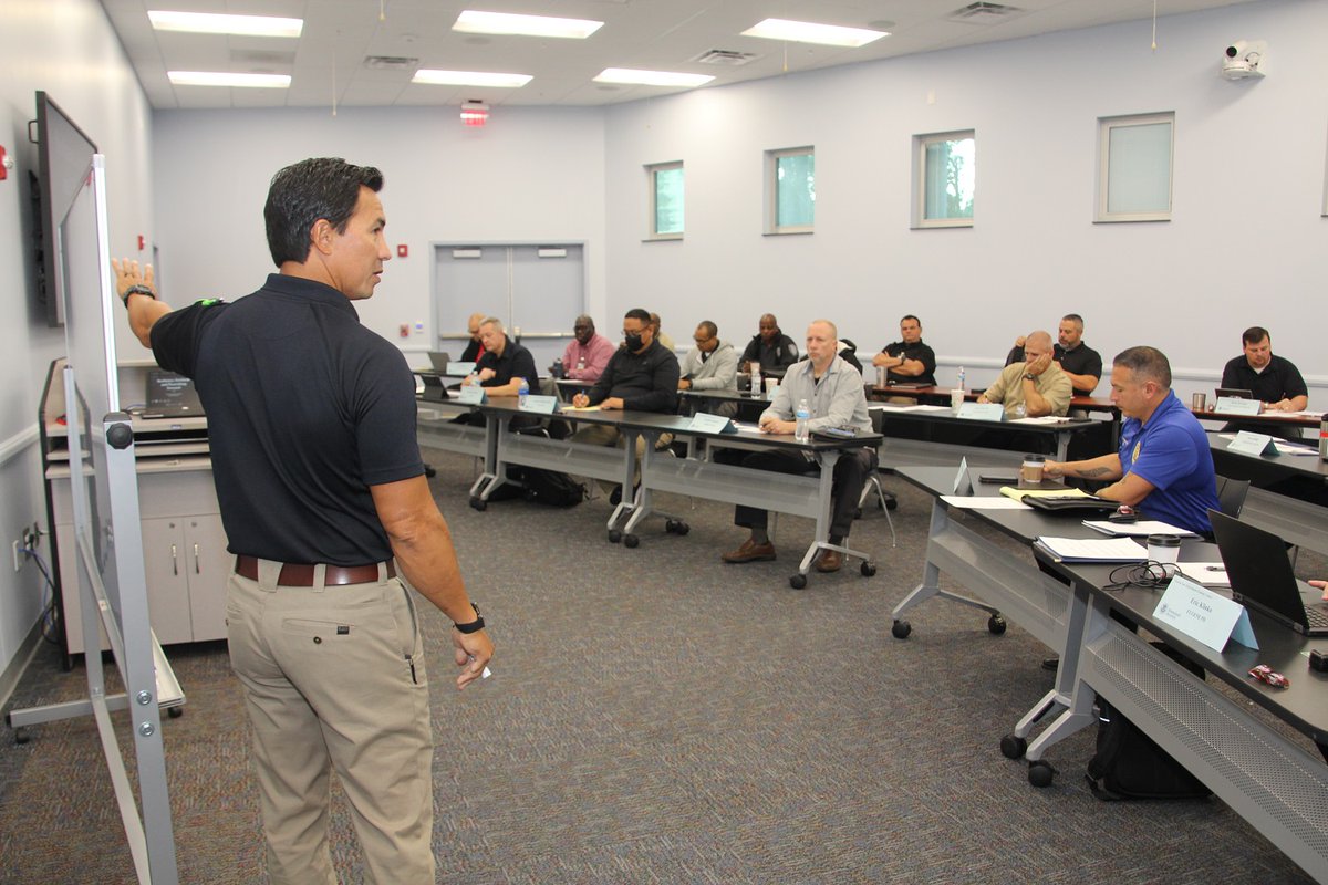 FLETC's tweet photo. FLETC is hosting the Department of Homeland Security Leadership Academy #DHSLA. Today, students participated in the course Resilience, Fortitude, and Flourishing Forward, presented by FLETC Senior Instructor David Lau. Watch for updates as DHSLA 12 progresses. #DHS #FLETC https://t.co/7AiYIfLXWO