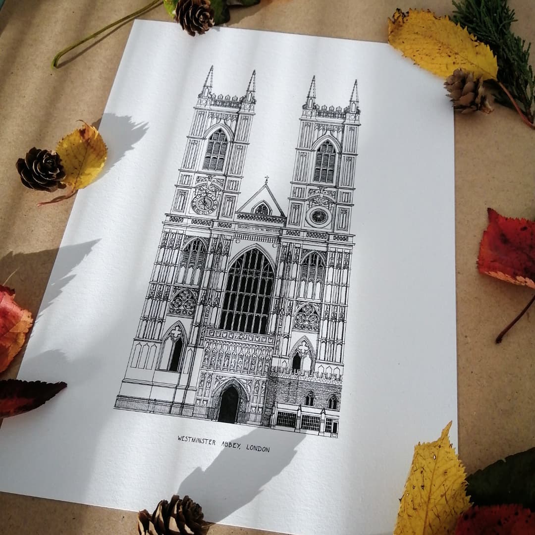stevosketches's tweet photo. Day one of #MeetTheMakerWeek challenge with the theme "SEASONAL".
Featuring my drawing of Westminster Abbey. Always cringe at photos of myself ๐
https://t.co/tpFJrcPWZh https://t.co/PTdr6NJTGm