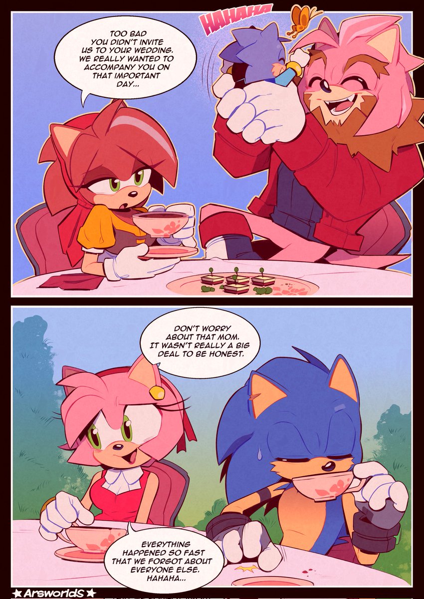 Meeting Mr. and Mrs rose part 2 ✨🫖
where's the rings sonic?🤨
#sonicthehedgehog ⭐ 
