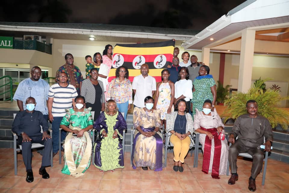 RebeccaKadagaUG's tweet photo. I held productive meetings with the Ugandan Community in Accra, thanks to Lilian Ricketts -Hagan, ( Mwanja )  Milly kyofa- Boamah,Silver Ojakol and Paul Okech of the AfCFTA . https://t.co/Sopbj6vUoU