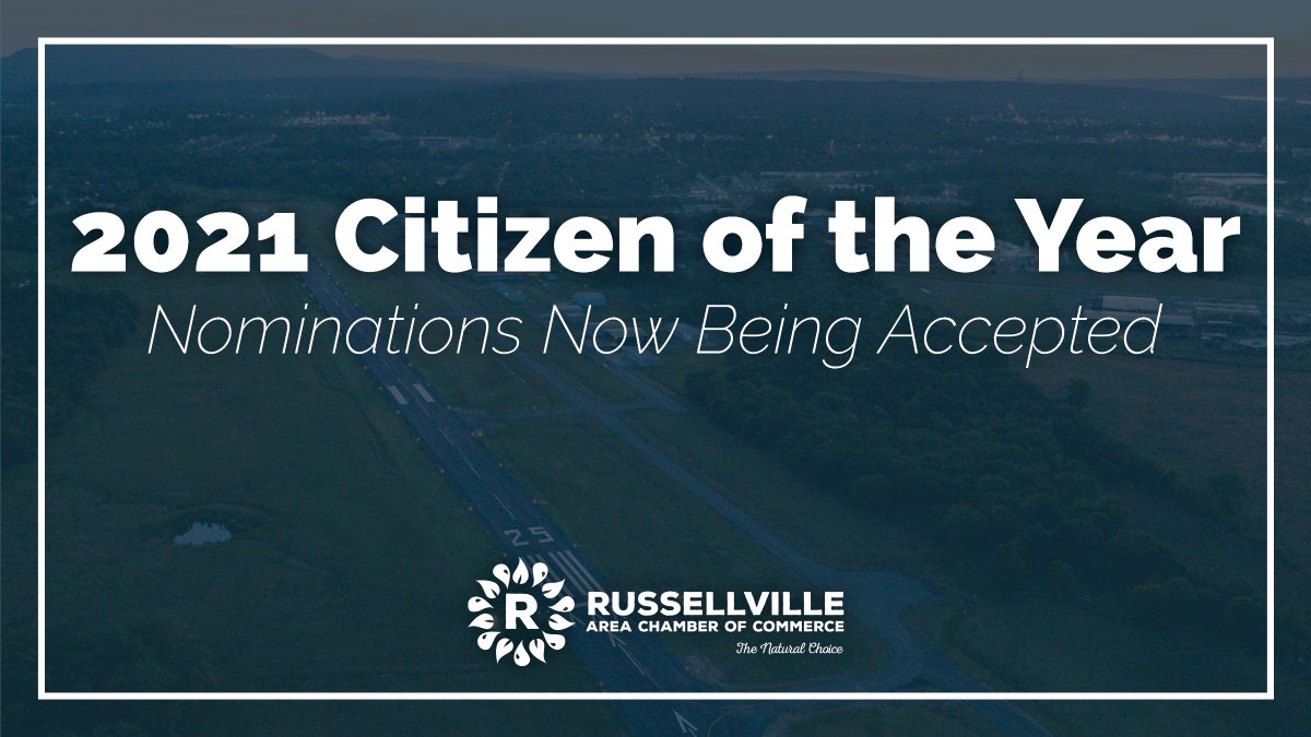 Russellville Chamber (@rsvlareachamber) on Twitter photo Is there someone you know that has made a difference in our community in 2021? Submit a resume stating the reason for their nomination and a list of their contributions to Angela at abonds@russellvillechamber.com before November 15!
#i❤️russellville #russellvilleAR Is there someone you know that has made a difference in our community in 2021? Submit a resume stating the reason for their nomination and a list of their contributions to Angela at abonds@russellvillechamber.com before November 15!
#i❤️russellville #russellvilleAR