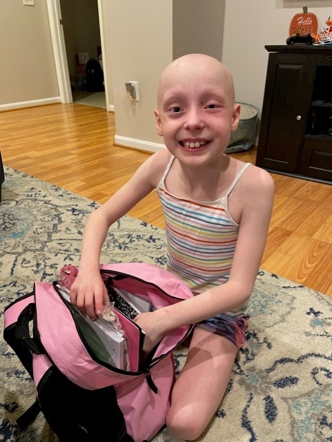 Meet Sophia, she’s 9 and currently in active treatment. Sophia was feeling down due to the increased aggressive chemo sessions. So, we sent over some of Sophia’s favorite things as well as special treats for mom too! Send Sophia words of encouragement down below!