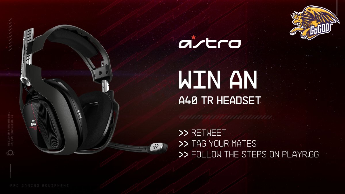 theGaGOD's tweet photo. 🚨GIVEAWAY🚨

BEST Headset you will ever have &amp; here is your chance to win an @ASTROGaming A40 TR Headset!! 🔥
➡️ https://t.co/D8iMi2qj4A

#Giveaways #ASTROfamily #twitch #gaming https://t.co/wOnt7Wg15c