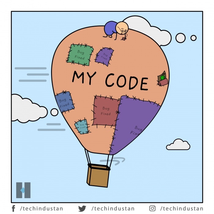 Daniel__Flame's tweet image. There is always one more bug to fix. #ilovejavascript #javascript #programming