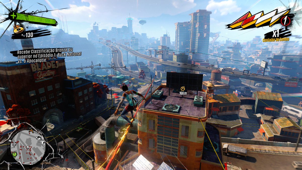 VictorCapitano's tweet photo. Esse jogo é bom dms. 

#SunsetOverdrive #XboxGamePass https://t.co/MJZZLy6i4Z