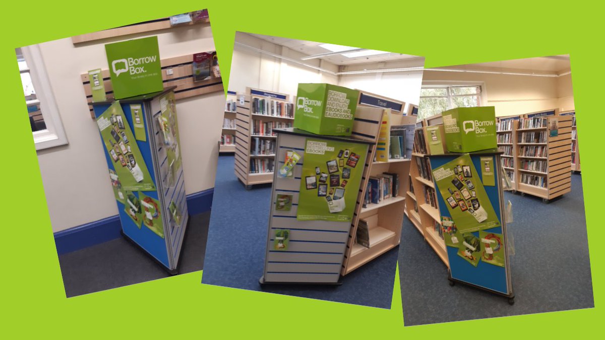 DerbyshireLibs's tweet photo. Derbyshire Libraries have some incredible e-books and e-audio books available on @Borrowbox . You can get more information on our website or in any of our libraries. Check out Long Eaton Library's #BorrowBoxBranchDisplay  #SharetheChange https://t.co/XtVzUpr5Of