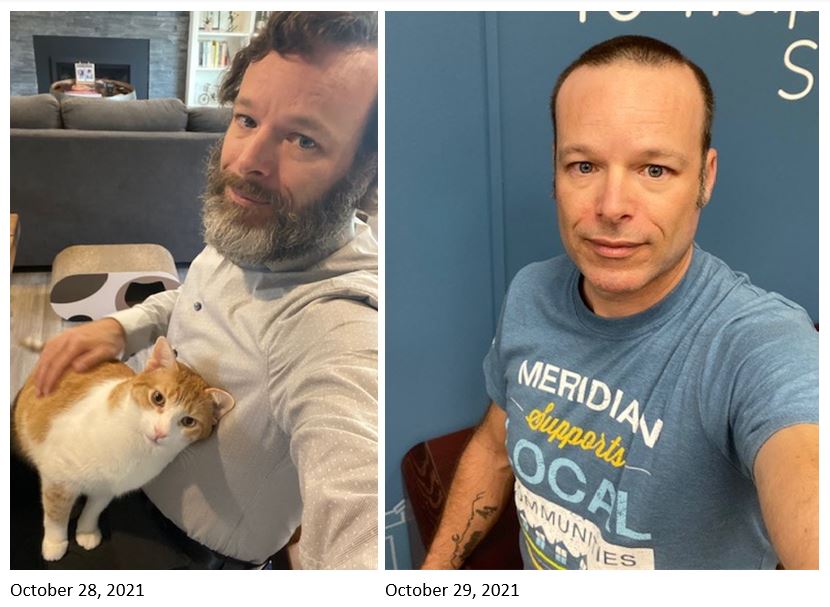 Happy Movember 1st. All clean and ready!!! Let's change the face of men’s health this #Movember You can help with a donation to the Meridian Mo Bros! Team or myself: movember.com/m/dan32?mc=6 <a href="/MovemberCA/">Movember Canada</a>