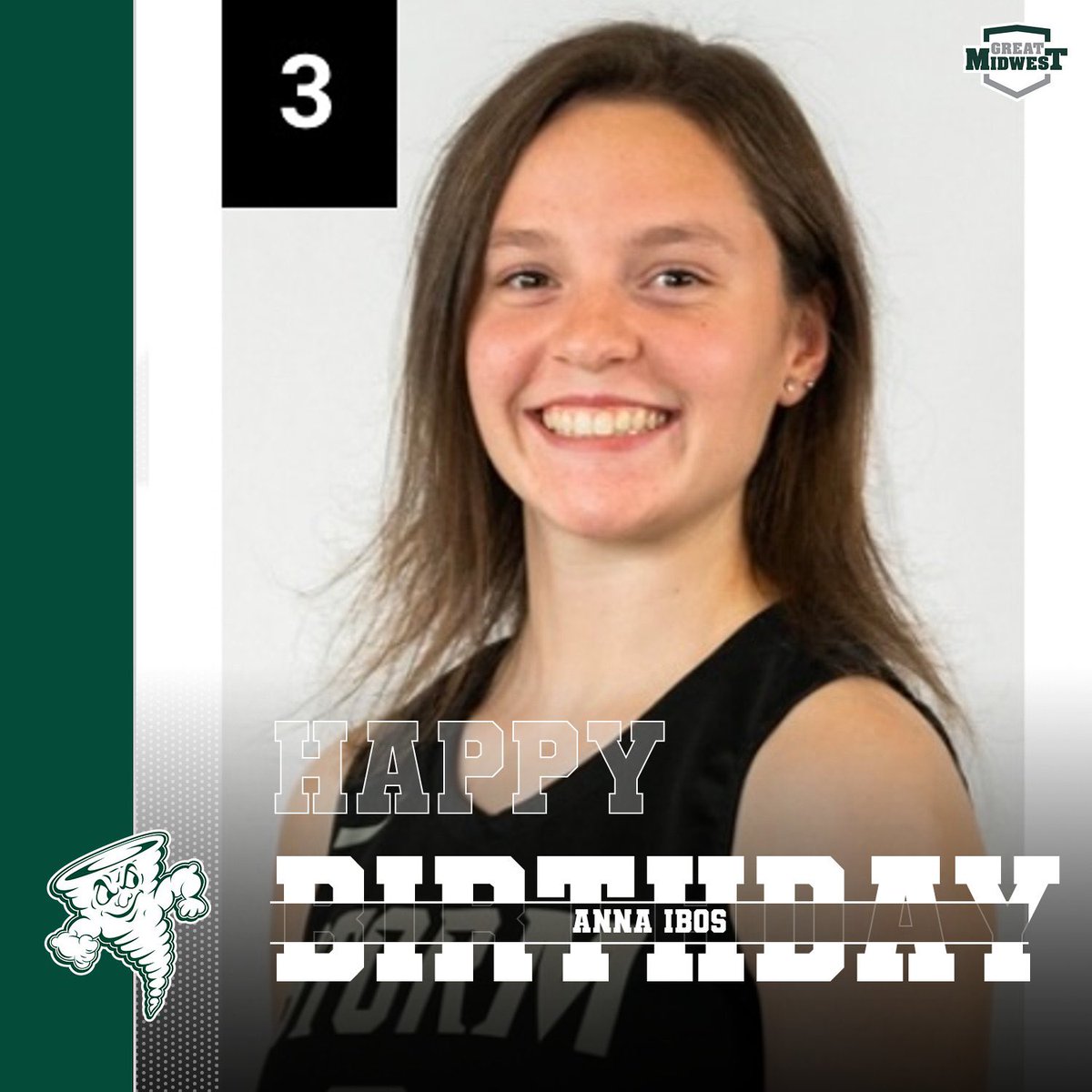 Please help us wish freshman, Anna Ibos a happy birthday! We hope you have a great day🌪⚡️

#StormFamily #AsOne