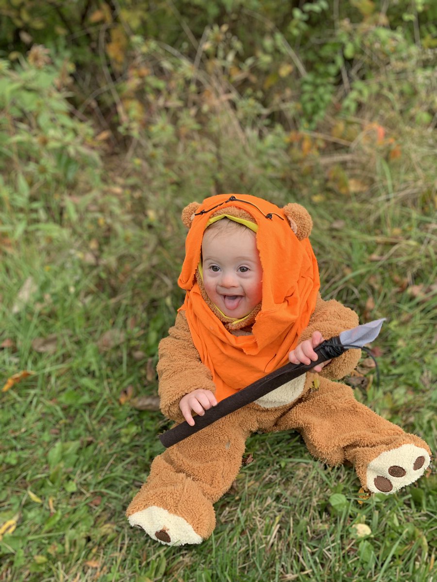 jessg3170's tweet photo. @bunsenbernerbmd Baby Link as an Ewok! https://t.co/sDkUBmRSNx