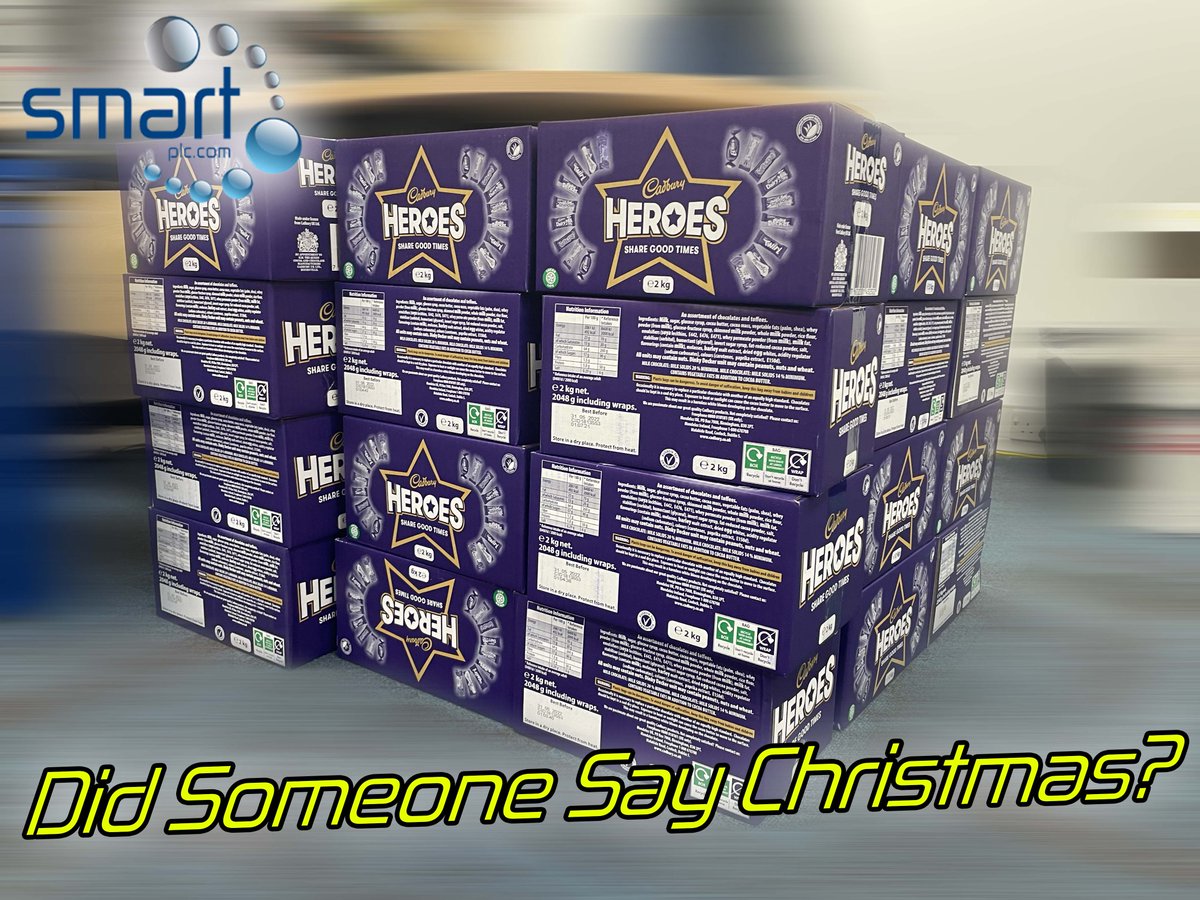 smartplc's tweet image. Did someone say Christmas?

We are in full preparation for the festive season with our first Heroes delivery arriving today.

#heroes #christmas #chocolate #festive #christmasseason