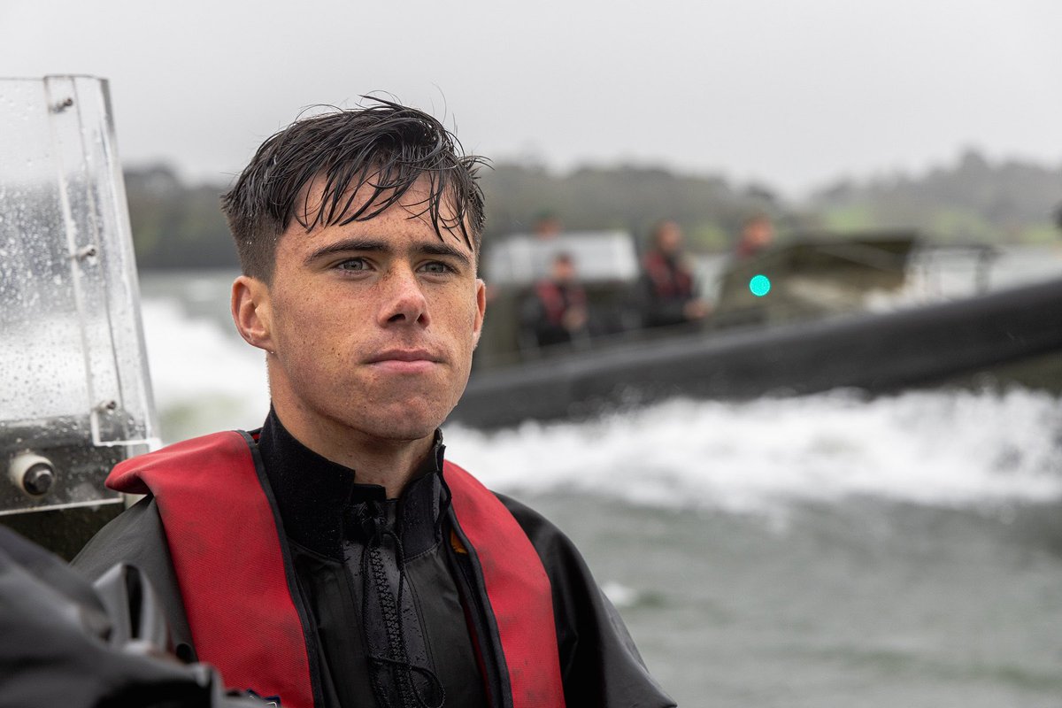 HMNBDevonport's tweet photo. #PAFCAcademy has got close up to the #RoyalMarines Landing Craft experts at @HMNDevonport with a visit to #47Cdo The squad spent an afternoon on the Tamar experiencing the commandoโs Off Shore Raiding Craft https://t.co/7ySa67s02n