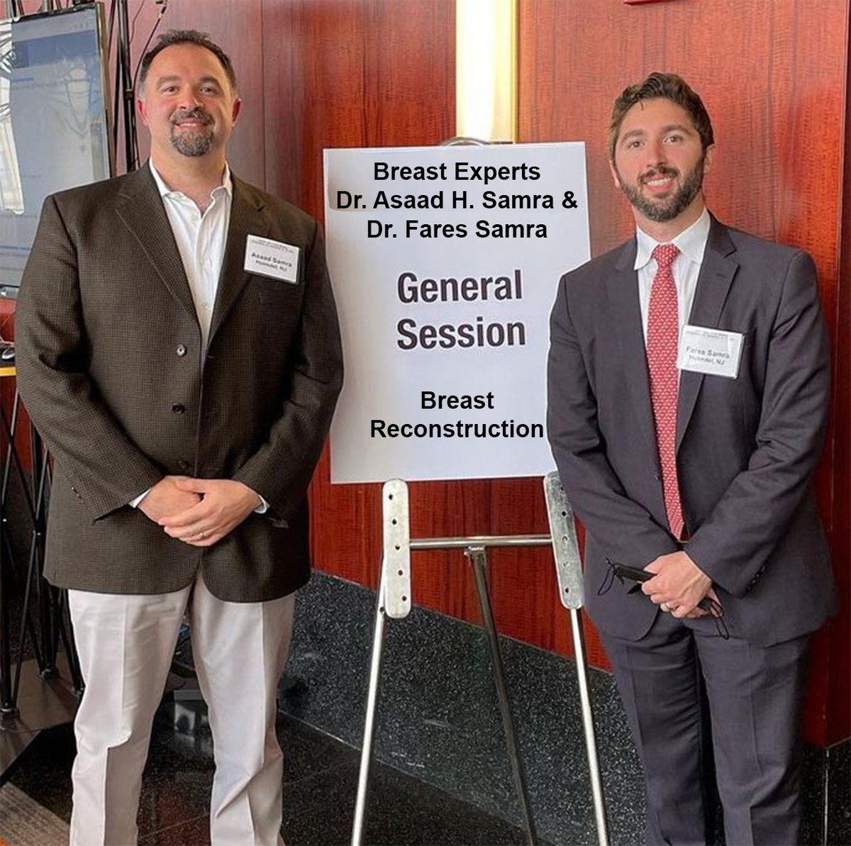 samraplastics's tweet photo. This Friday, November 5, from 12-1 PM, Dr. Asaad H. Samra and Dr. Fares Samra will be offering a free virtual seminar on #BreastReconstruction. Stay tuned for information on how to register to listen and ask questions. https://t.co/P74fMu95K6