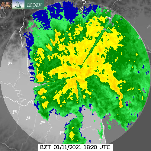 Daniele_V94's tweet photo. Accumuli più importanti alle 19:
Piancavallo (PN) 44.6 mm
Rif. La Guardia - Recoaro (VI) 75.4 mm
San Bortolo (VR) 63.8 mm
Ala (TN) 46.2 mm
Trento 27.2 mm

La parte più attiva del peggioramento è in atto in queste ore. Media di prcp su 12/14 mm/h.
#OSMER #ARPAV #meteotrentino https://t.co/0xSDU9TAh5