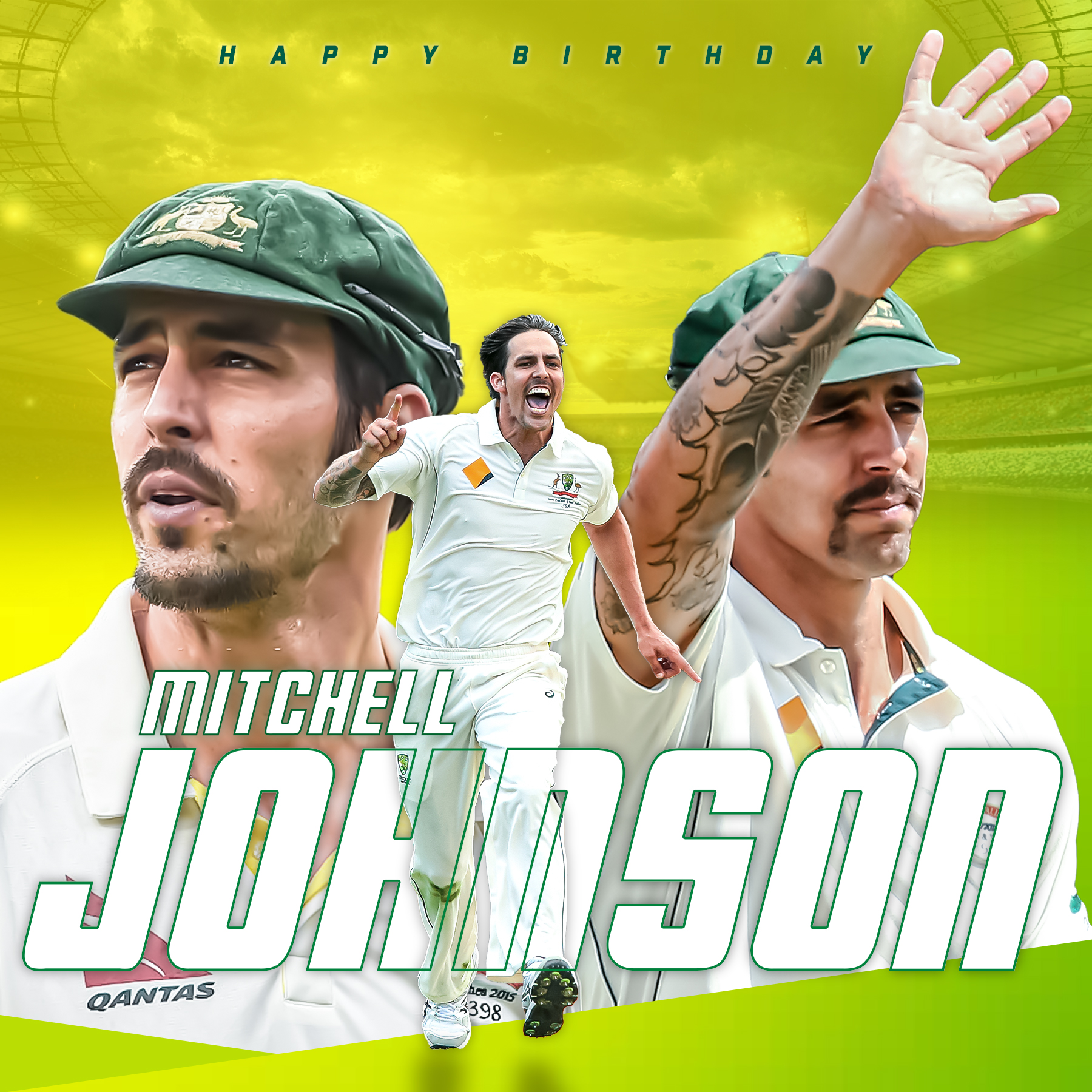 Happy Birthday Mitchell Johnson....!   