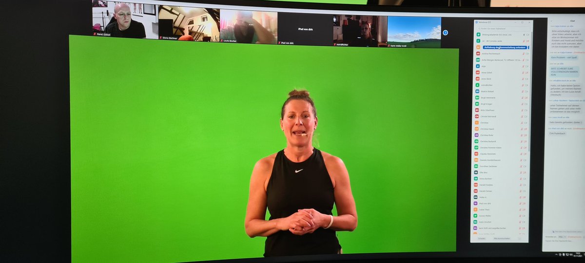 Will_Sonnenberg's tweet photo. Jetzt #digitale #Gesundheitswoche @lsb_hessen @sporterlebnisse im neuen #Studio wir vom #TeamInklusion @MarcMercurio1 sind mit dabei https://t.co/WL7jXLNyzZ