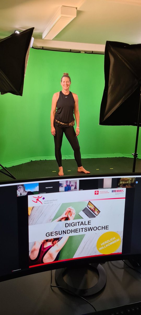 Will_Sonnenberg's tweet photo. Jetzt #digitale #Gesundheitswoche @lsb_hessen @sporterlebnisse im neuen #Studio wir vom #TeamInklusion @MarcMercurio1 sind mit dabei https://t.co/WL7jXLNyzZ