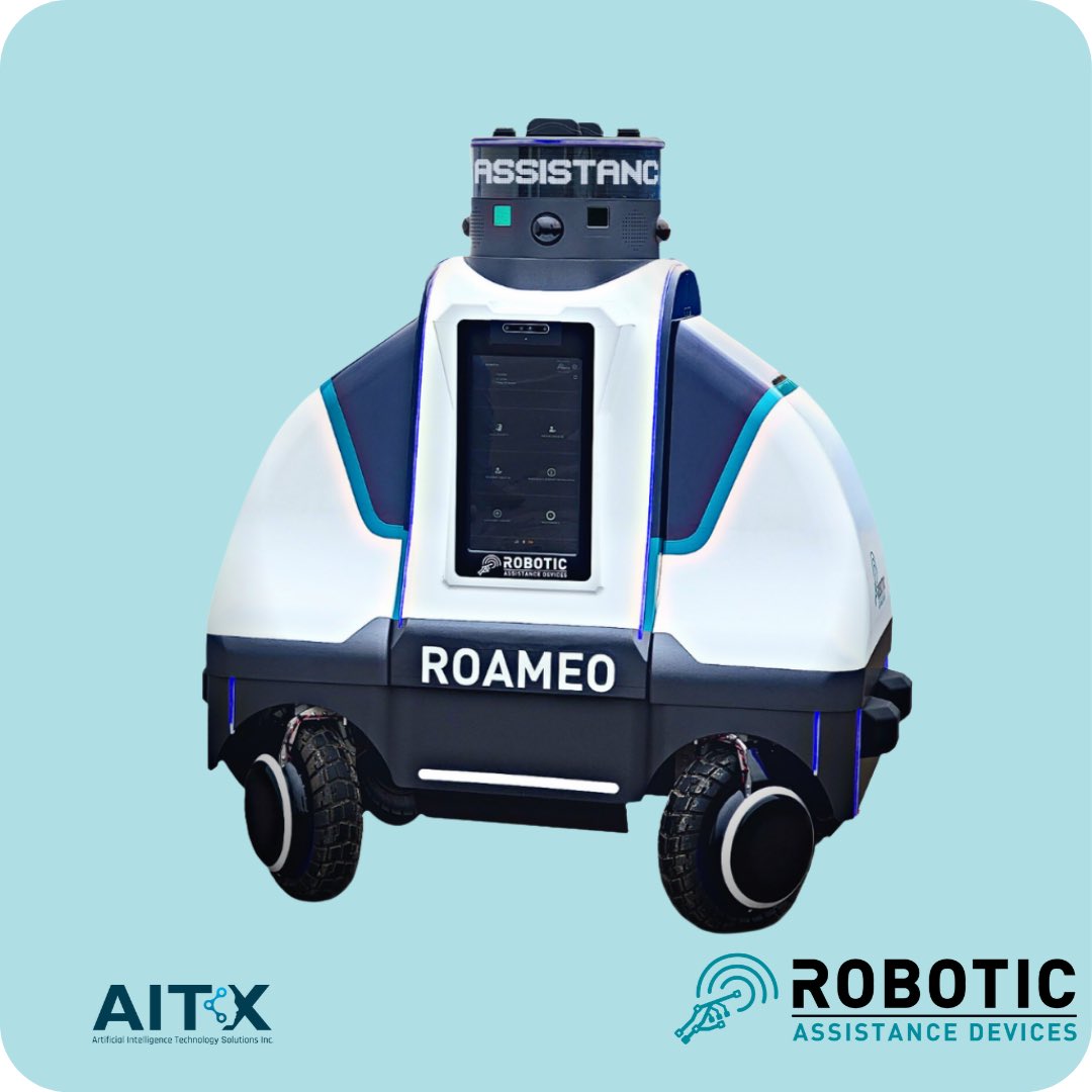 AITXRAD's tweet photo. $AITX ROAMEO 2.0
@SteveReinharz
#security #saftey #Autonomousdevices
#RAD #RADRobotics #RADM #RADG #AI #ROAMEO #Robotics #autonomous https://t.co/PDPHAjTksZ