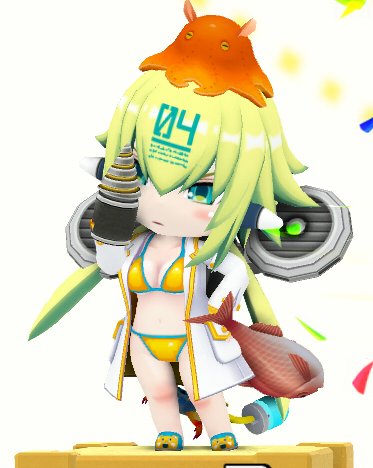 メンダコがよく似合うエメラさん🐙🤖 