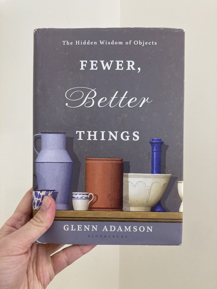 AppliedArtsScot's tweet photo. This month, Maija Mygren @AlmaBorealis has submitted 'Hidden Wisdom Of Objects – Fewer, Better Things’ by @GlennAdamson to the #AASLibrary.

https://t.co/DGFZ85sqQU https://t.co/cZMQOk28dC