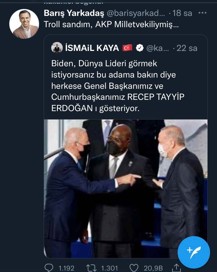 Seni de adam sandılar troll çıktın.
#BalkondaGörüşürüz