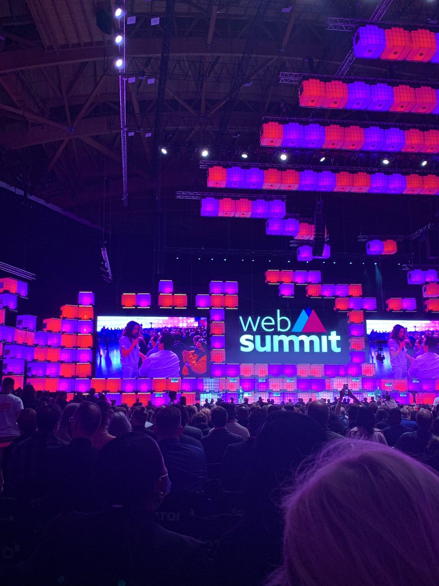MatildeSlotte's tweet photo. Opening night! @WebSummit https://t.co/90T2cxjGl7