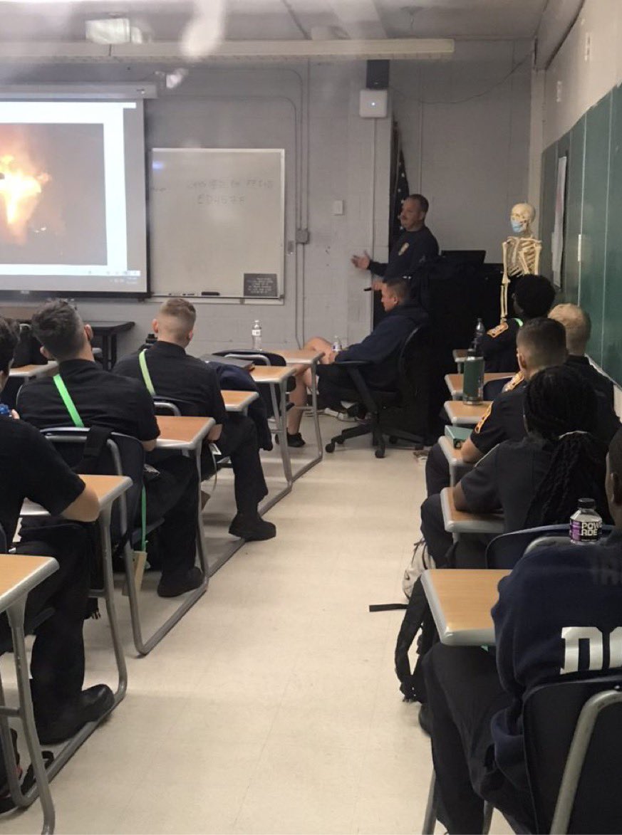 Had the honor this morning to share my experience from 811 48th place N.E., where members from DCFD were caught in a flashover on 04/08/2011 with one of the new DCFD recruit classes.