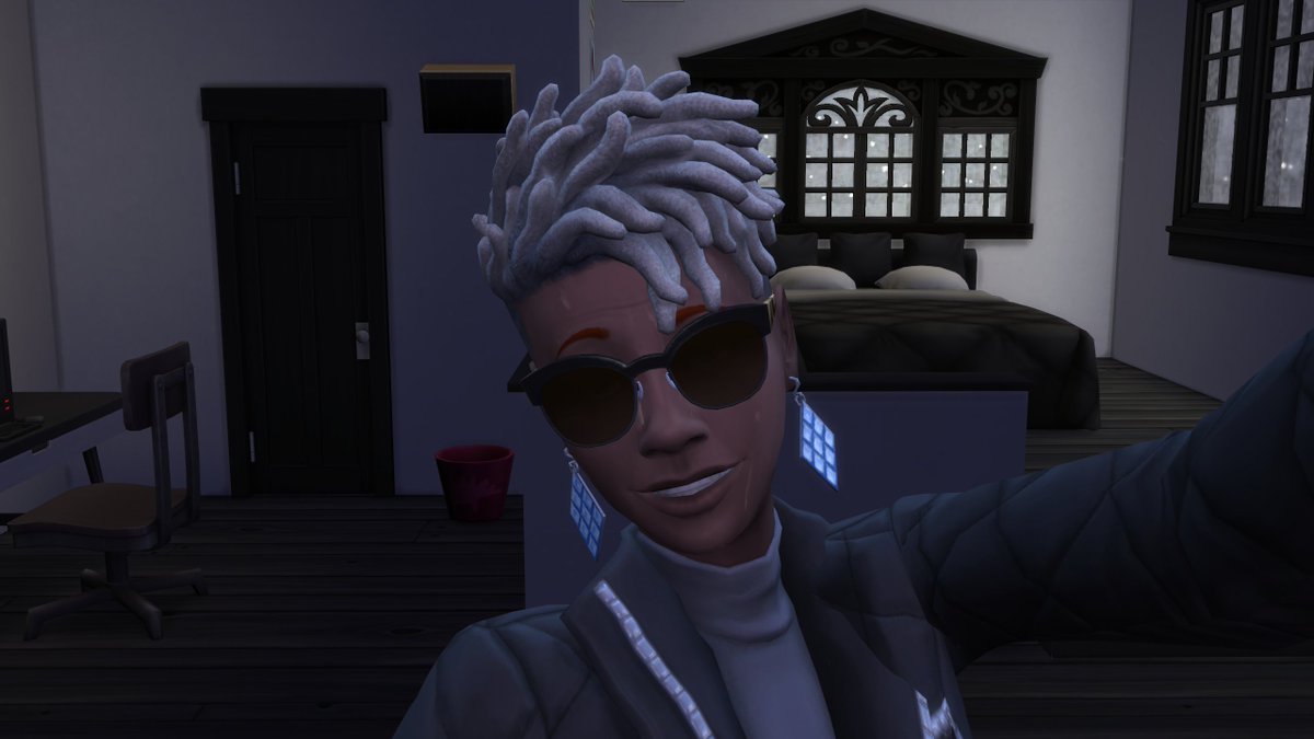 Aquarius has been dumping all her bonus money into home improvement. The house is looking more like a home each and every day. She's finally been able to get proper lighting, windows, and curtains installed. She's even gotten an easel and hung up a few of her paintings. #theSims4