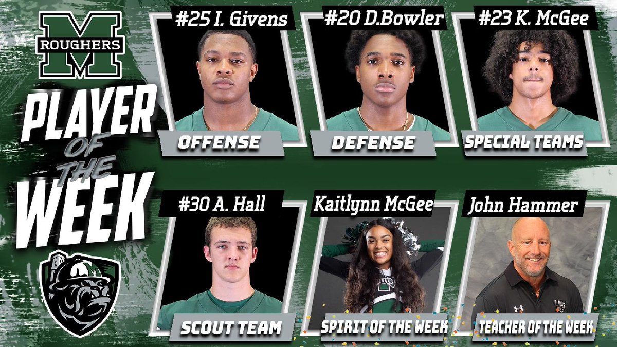 THillBAFootball's tweet photo. Booker T. Washington Players of the week!! Huge Congratulations to our players, spirit, and teacher of the week! https://t.co/tORhTaenQr
