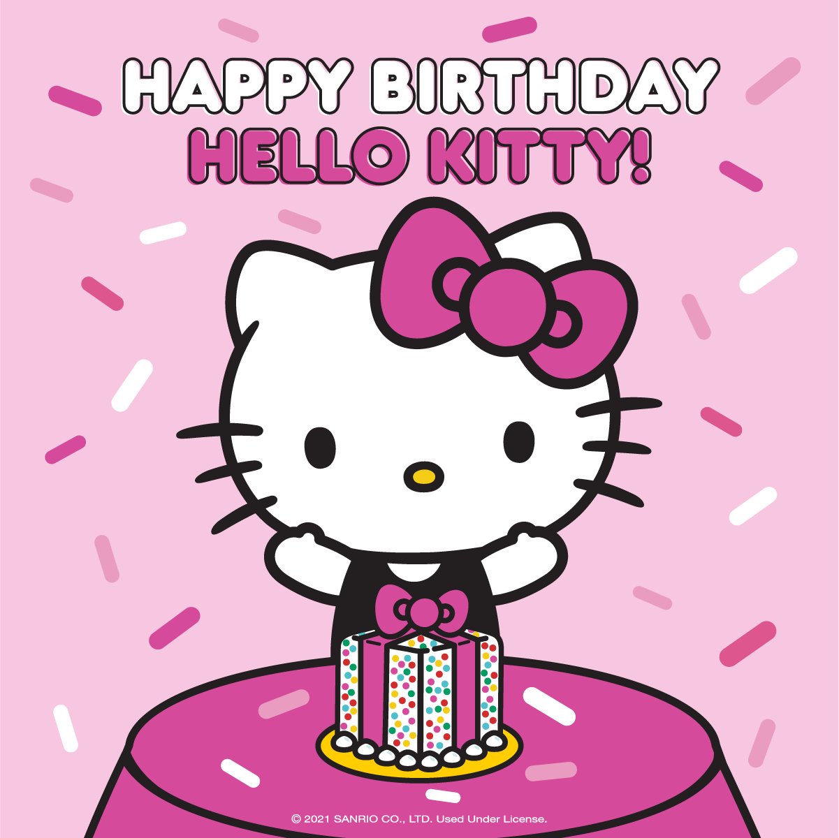 Hello Kitty Cafe on Twitter: "Happy Birthday, @hellokitty! ๐๐ Celebrate