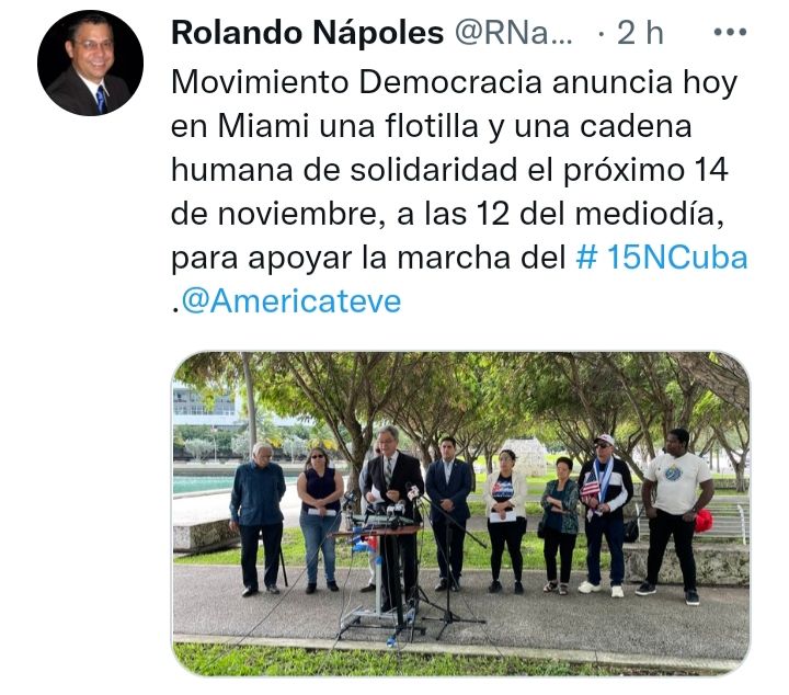 RojaLosada's tweet photo. Que no era USA el epicentro de la democracia Universal? Y cómo es posible que un periodista promocione a un terrorista que anda suelto en Miami?? 😳
Por cierto, la asociación de Yunior  con el #terrorismo es traición. Vaya para el que no quería ver la articulación. Ahí está! 😎 https://t.co/xzpVgLAVyt