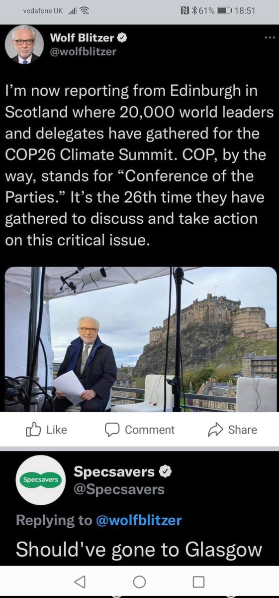 katiec1314's tweet photo. Top trolling specsavers 😂 https://t.co/iaIOf81anx