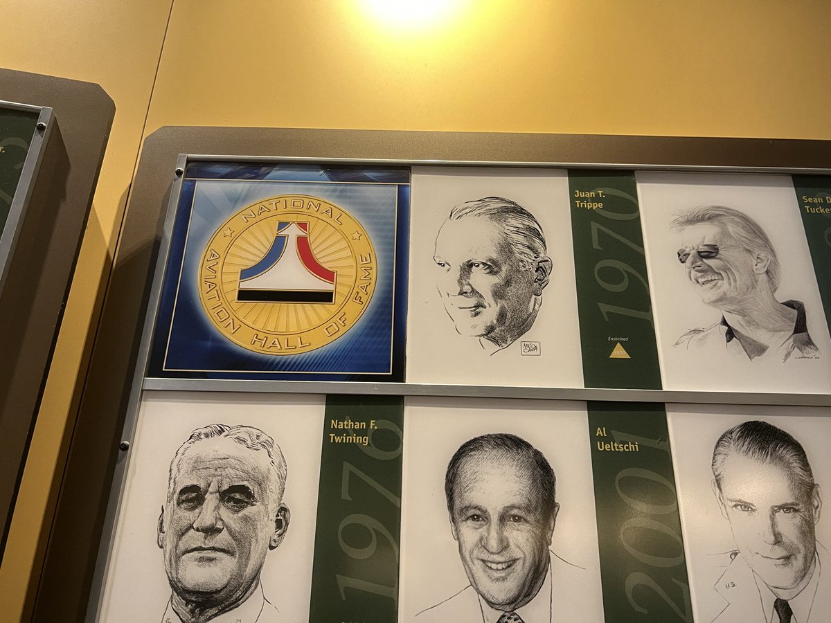 One of our board members recently visited <a href="/NAHF/">NAHF</a>, a museum within a museum at the <a href="/AFmuseum/">National Museum USAF</a>, in Dayton, Ohio and took some pics for us. In 1970, Pan Am founder and longtime chairman Juan Trippe was enshrined in the National Aviation Hall of Fame. nationalaviation.org