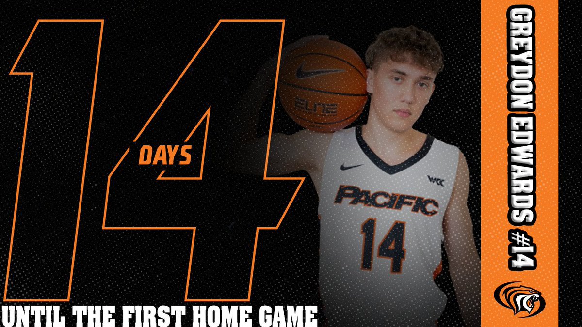 PacificMensBB's tweet photo. 14 days until our first home game, will you be there? #UpRoar #PacificProud
#WCCSports https://t.co/pWvUI4uScC