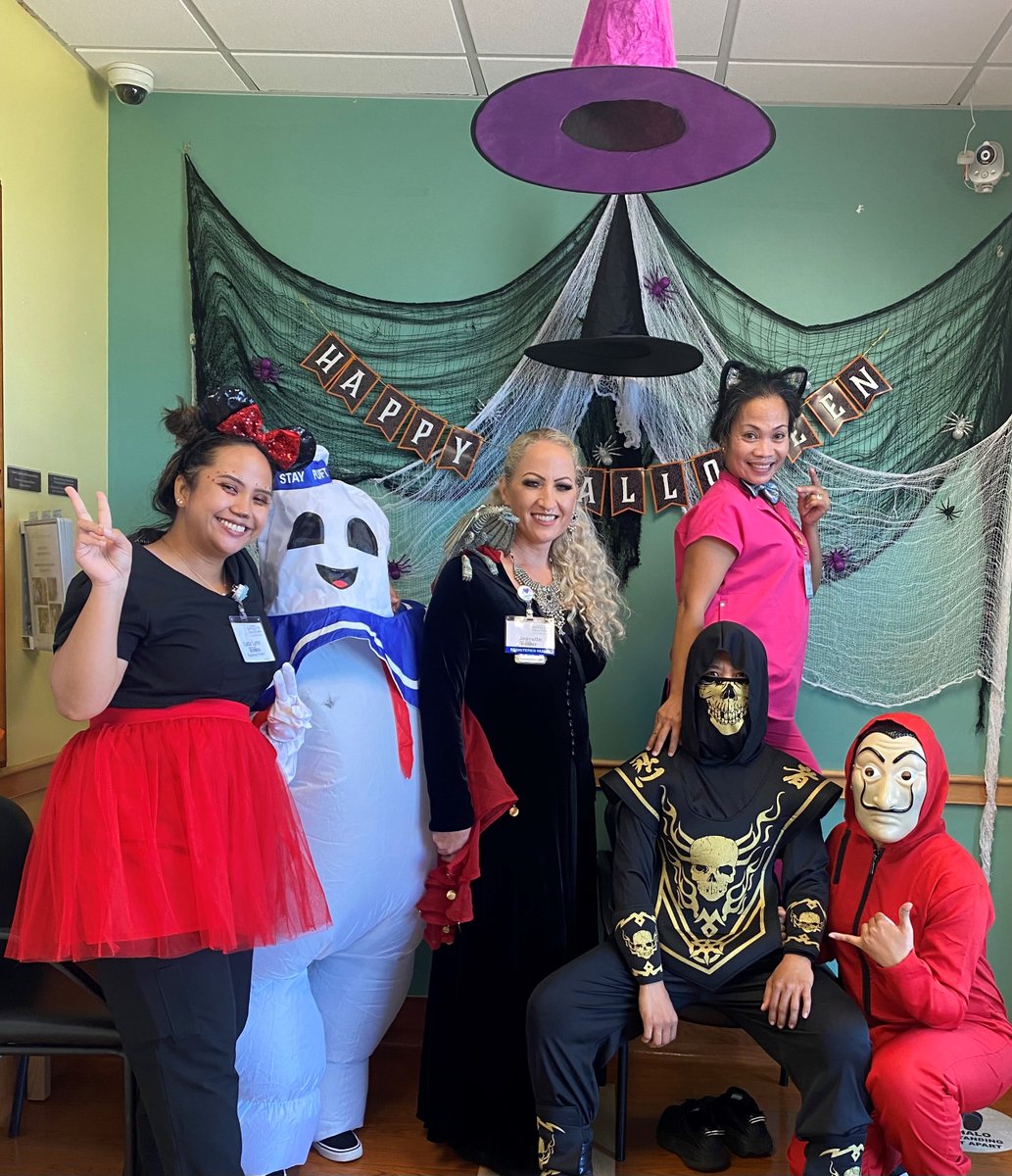 satellitehealth's tweet photo. Spooky, scary, silly...our centers went all out this year for #Halloween! Here are some great costumes from Watsonville, Milpitas and Maui...Stay tuned to our feed for more... #SatelliteStrong #ForPeopleForProgress https://t.co/iwBNHaKu1B