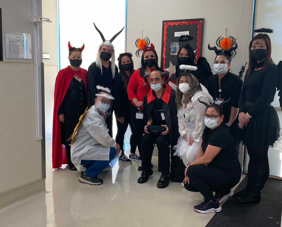 satellitehealth's tweet photo. Spooky, scary, silly...our centers went all out this year for #Halloween! Here are some great costumes from Watsonville, Milpitas and Maui...Stay tuned to our feed for more... #SatelliteStrong #ForPeopleForProgress https://t.co/iwBNHaKu1B