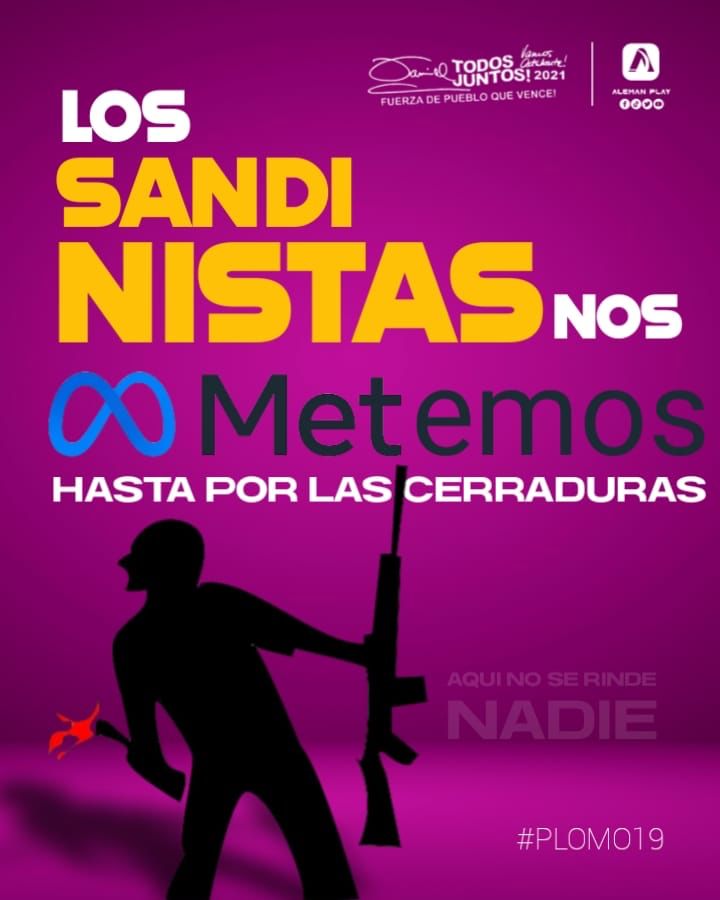 Cristin64202951's tweet photo. Patria Libre o Morir ✊!! Todos junto a nuestro GRUN, FSLN, comandante Daniel y Rosario ✌️❤️🖤. #AdelanteSiempre. Vamos por más victorias!! #Daniel2021. https://t.co/7FYh4TRB2G