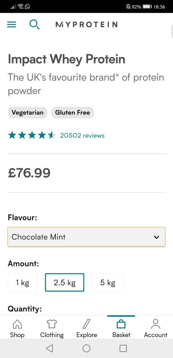 SMCfit's tweet photo. @Myprotein_CS Surely this price can't be right?? https://t.co/TidAVPV2wg