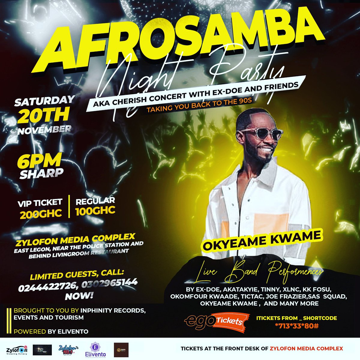 Okyeamekwame's tweet photo. #Afrosamba night party with my brother @exdoeofficial will be lit 🔥 see you there 🤗 https://t.co/dzWNy8teao