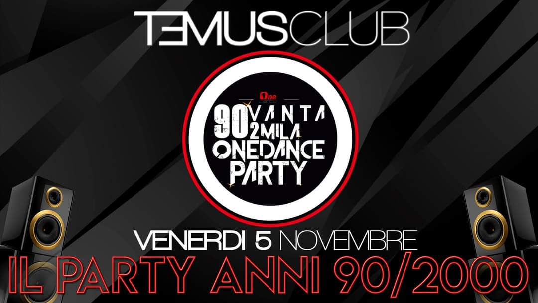 temusclub's tweet photo. ✩ ‘90/2000 ONE DANCE PARTY ✩

In consolle: Dj Christian Cattaneo - Voice Micheal Milazzo!

► Ingresso: CHF 10.-
► Covid Pass obbligatorio!
► Documento personale obbligatorio!
► App. "Social Pass" molto consigliata!
► Orario d'apertura: 22:00 - 04:00. https://t.co/V5UOcoAi1C
