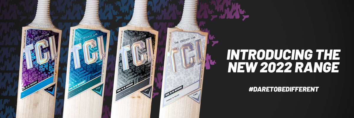 Crick3tLab's tweet photo. Introducing our new range for the 2022 Season! 🚨 

‘Dare to be Different’

Keep your eyes peeled for more details! 👀

•
•
•

#thecrick3tlab #cricket #cricketlovers #cricketbats #handmade #newrange #daretobedifferent https://t.co/IW30FZNErN
