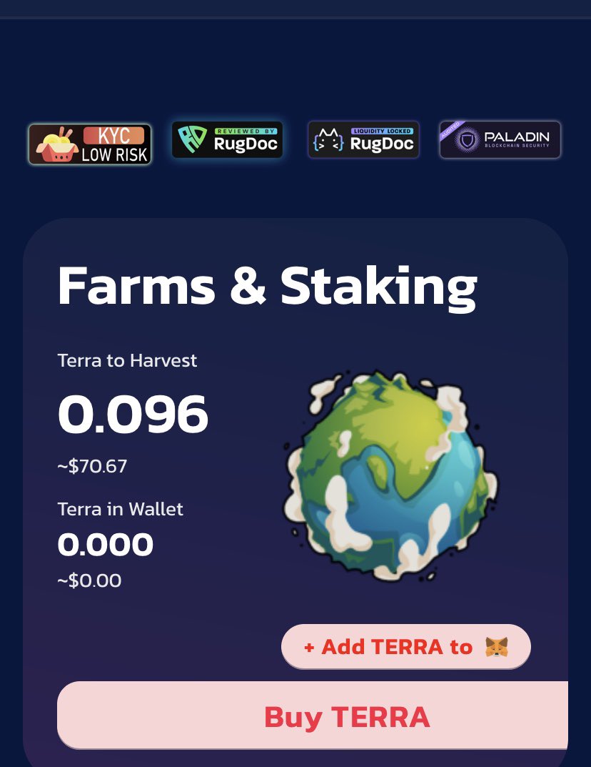 lonelyrooster_'s tweet photo. Lmao already earned $70 staking a few hundred dollars in $terra for an hour 🚀 @avaterrafinance https://t.co/6wVP2ewrej