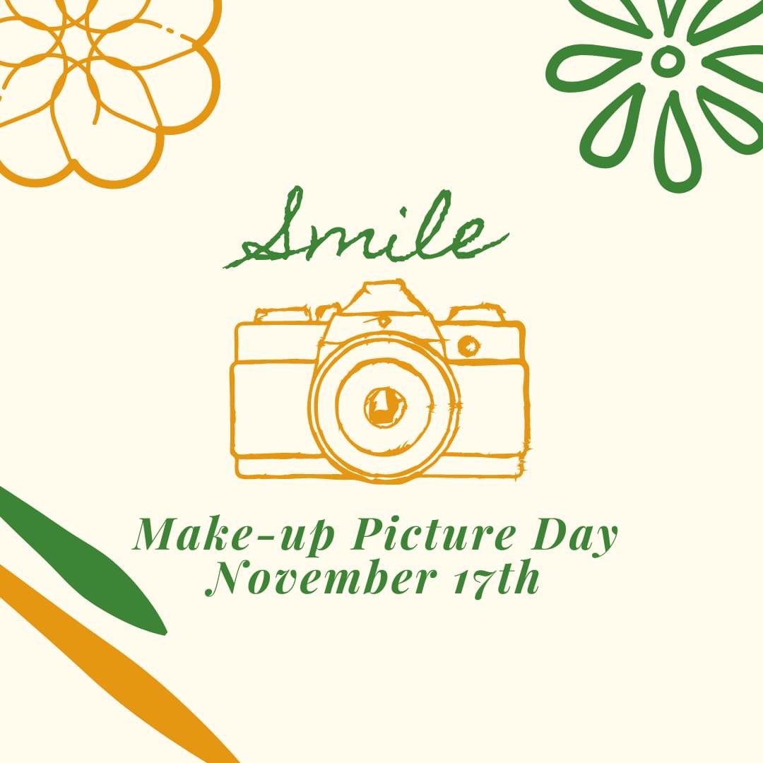 Nottoway_Elem's tweet photo. Make-Up Picture Day will be on Nov. 17th!  Picture day proofs will be sent home on Wednesday. #nescougars #pictureday https://t.co/ZHL3t01G1E