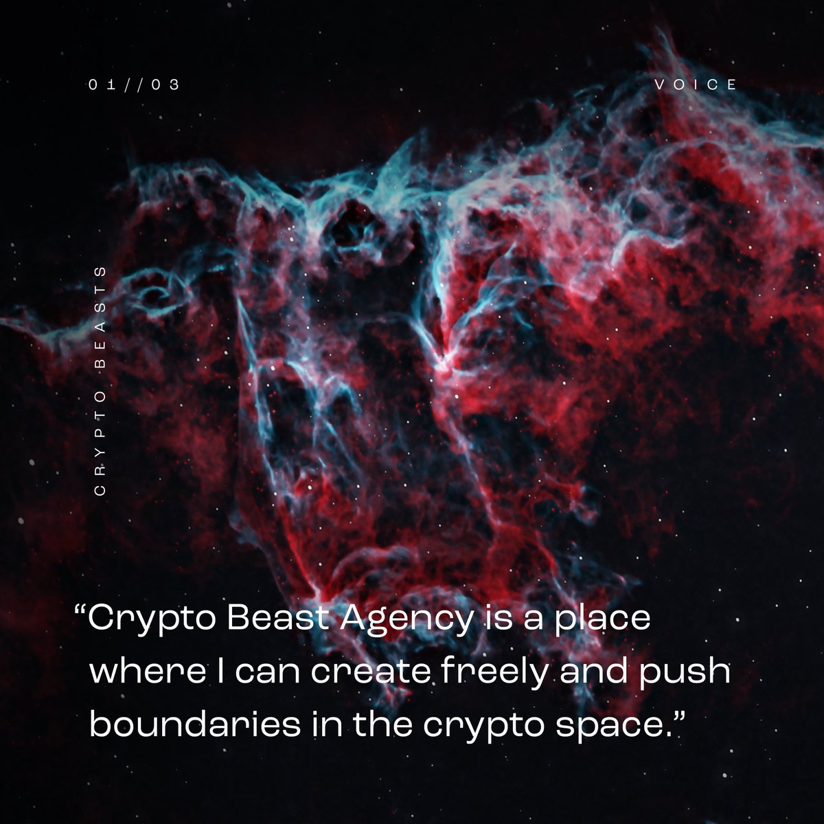 CryptoBeastAgcy's tweet photo. 01 // 03
We create a new space for artists and creatives to grow and explore.
Featured photographer // @frankturina
#VOICE #HODL #womenincrypto #nftcommunity #hicetnunc #tezos #ethereum #nftnyc #metaverse #opensea #mintmintmint #cryptoart #nft #crypto #cryptocurrencies #events https://t.co/iUvdHXTafJ